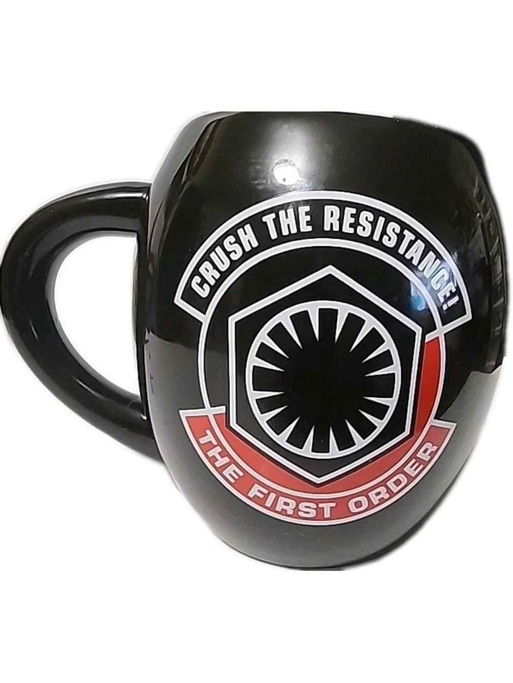 Star Wars 18oz Ceramic Mug Kylo Ren The First Order Crush the Resistance #54830
